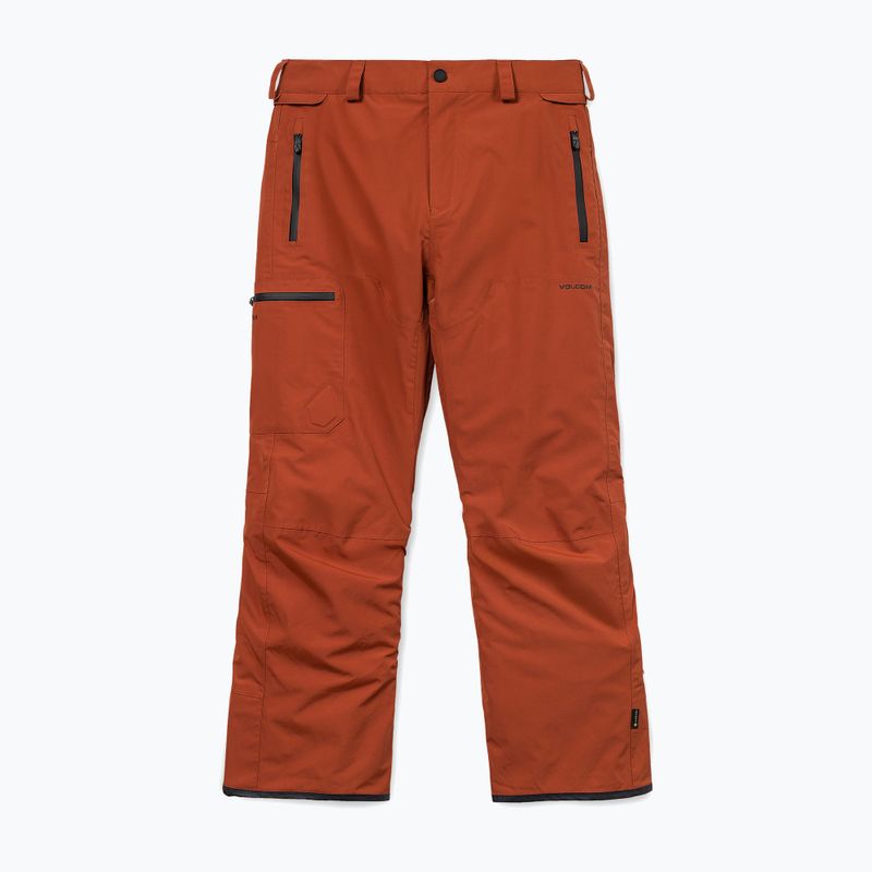 Pánské snowboardové kalhoty Volcom L Gore-Tex Pant Burnt Orange 10