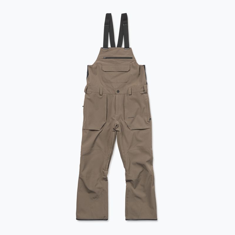 Pánské snowboardové kalhoty Volcom Roan Bib Overall teak 9