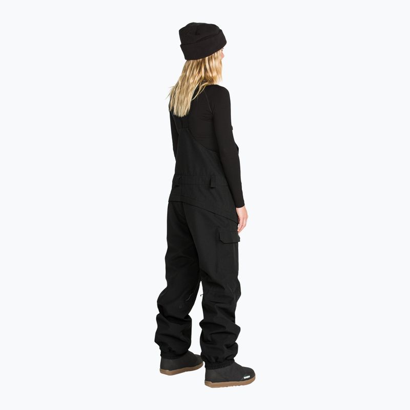 Dámské snowboardové kalhoty Volcom Crestron 3D Stretch Bib Overall black 3