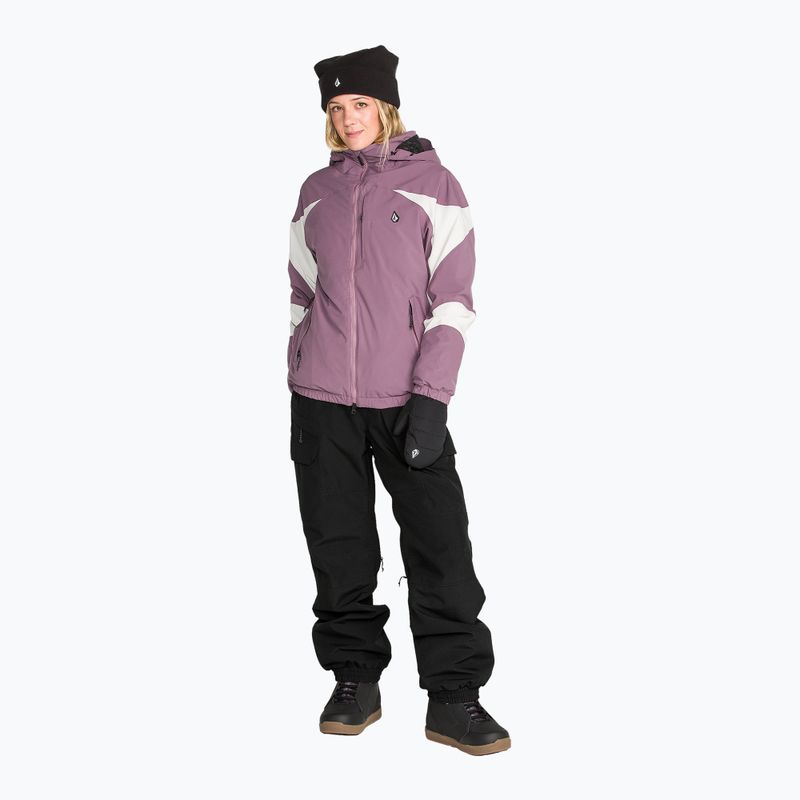 Dámské snowboardové kalhoty Volcom Crestron 3D Stretch Bib Overall black 4