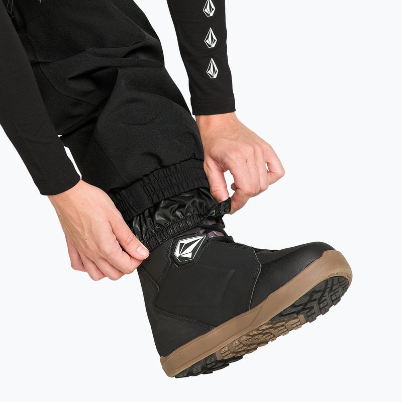 Dámské snowboardové kalhoty Volcom Crestron 3D Stretch Bib Overall black 9