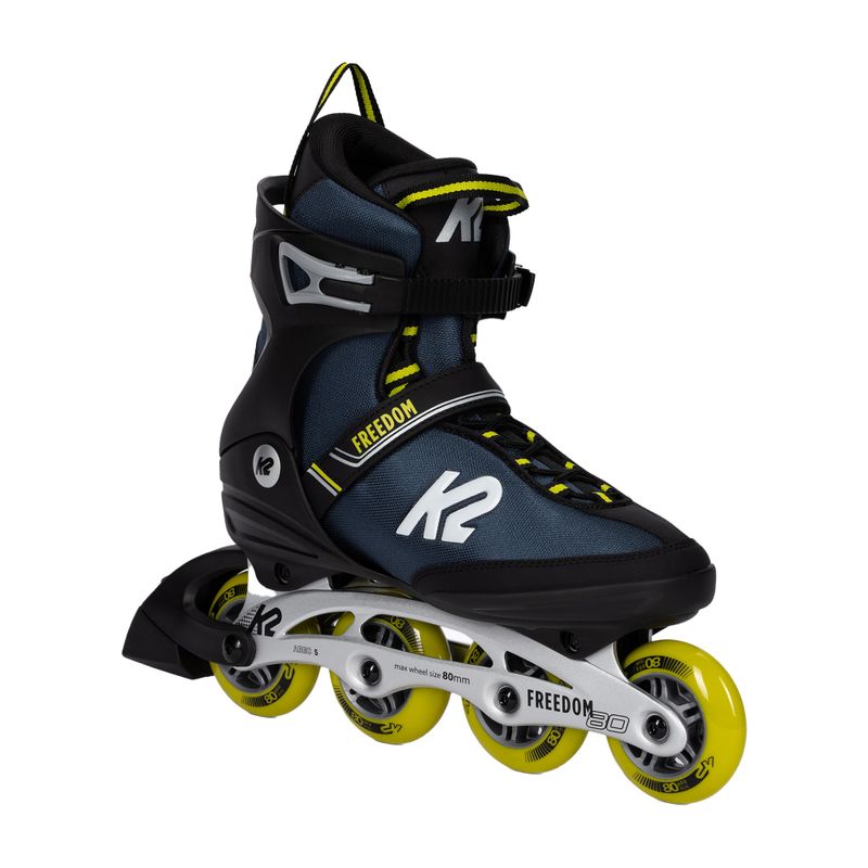 Pánské brusle K2 Freedom Alu 80 navy blue 30E0341