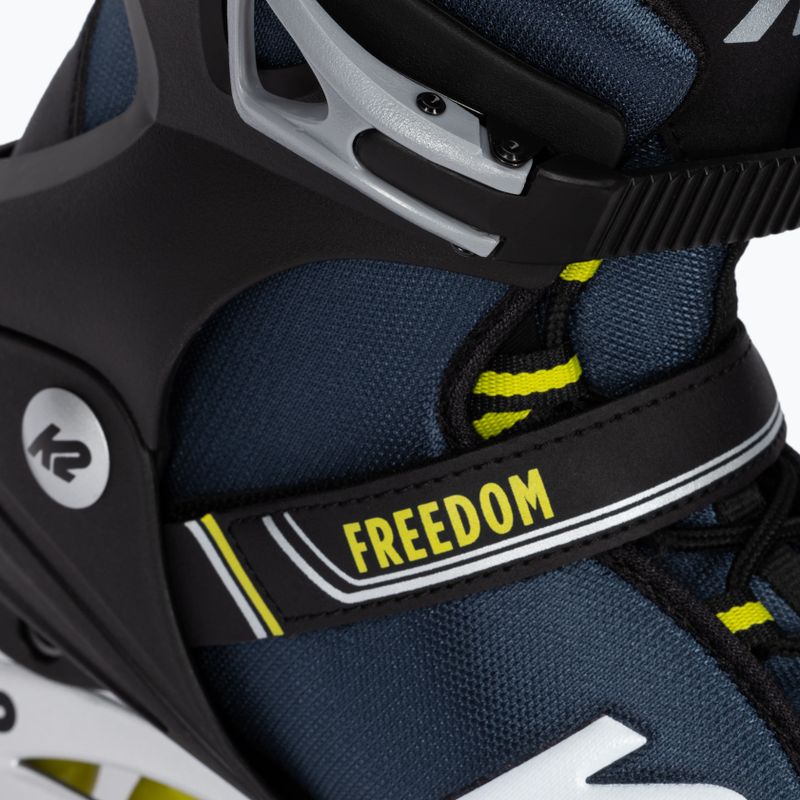 Pánské brusle K2 Freedom Alu 80 navy blue 30E0341 5