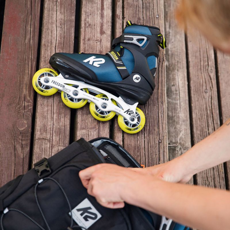 Pánské brusle K2 Freedom Alu 80 navy blue 30E0341 8
