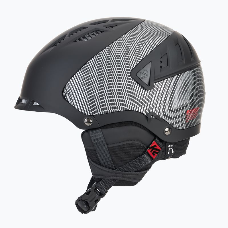 Lyžařská helma K2 Diversion gunmetal/black 4