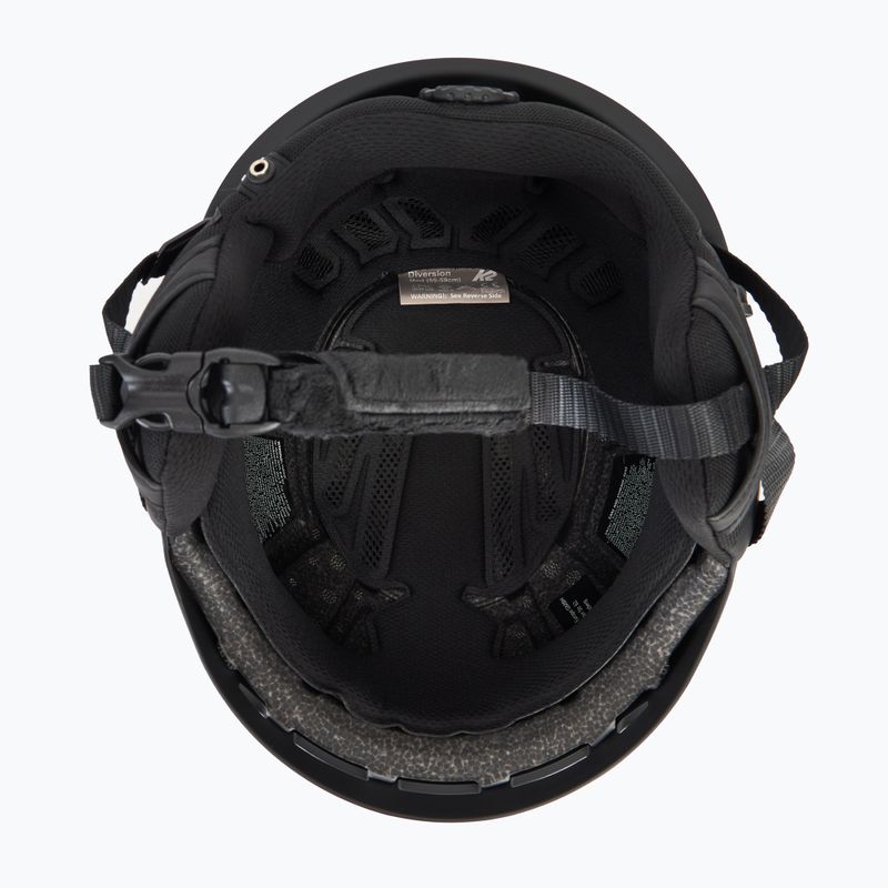 Lyžařská helma K2 Diversion gunmetal/black 5