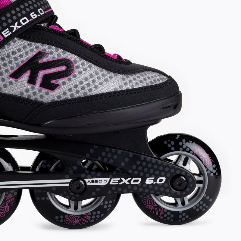 Dámské inline brusle K2 EXO 6.0 šedé 30E0885 6