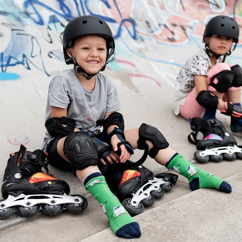 Dětské kolečkové brusle K2 Sk8 Hero Boa Alu black 30F0118 6