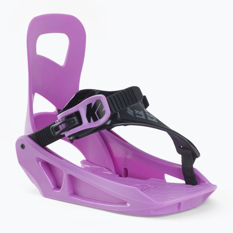 Dětské snowboardové vázání K2 Lil Kat fialové 11F1017/12