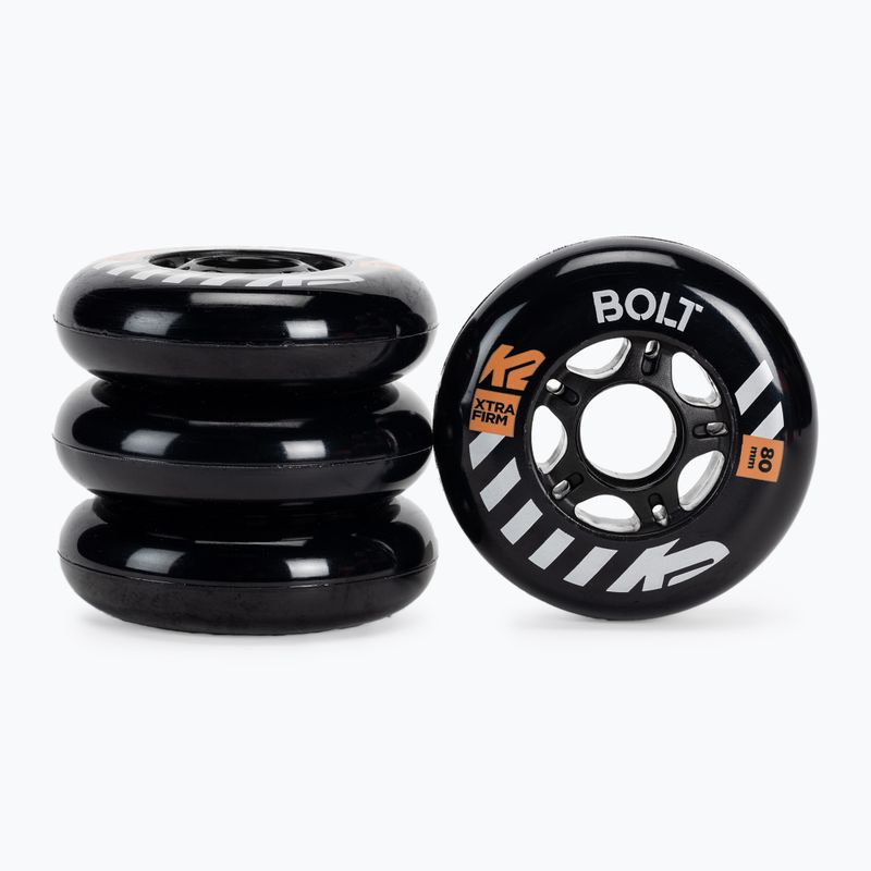 K2 Urban Bolt 80mm/90A kolečka pro kolečkové brusle (4 ks) černá 30F3014/11 2