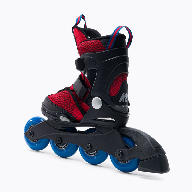 Dětské brusle K2 Raider Boa červené 30G0185 2