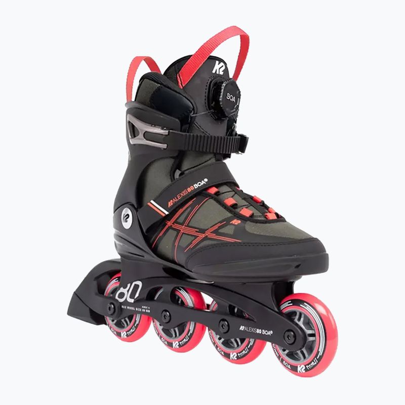 Dámské brusle K2 Alexis 80 Boa šedé 30G0317 8