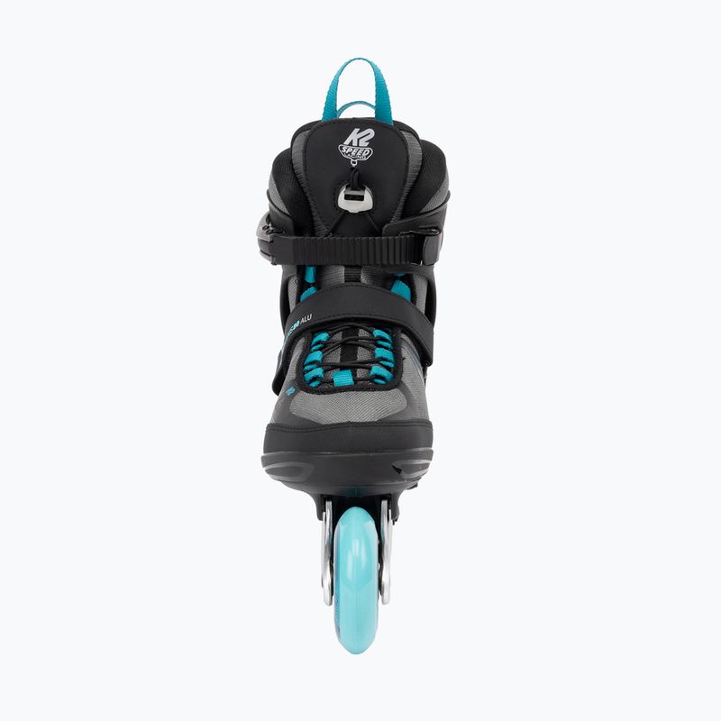 Dámské kolečkové brusle K2 Alexis 80 Alu grey/cyan 3