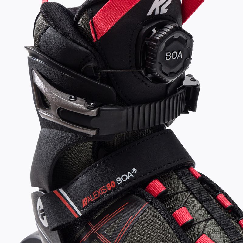 Dámské brusle K2 Alexis 80 Boa šedé 30G0317 5