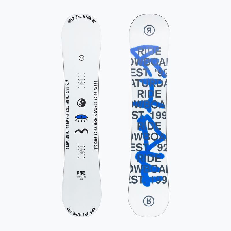 Dámský snowboard RIDE Saturday white-blue 12G0018