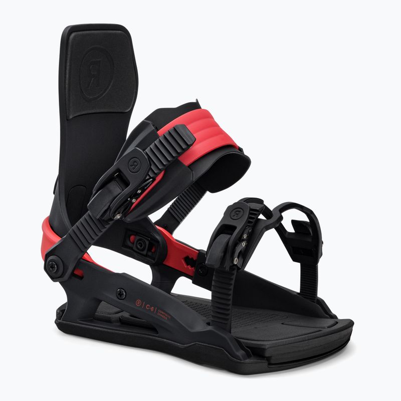 Pánské snowboardové vázání RIDE C-6 black-red 12G1005