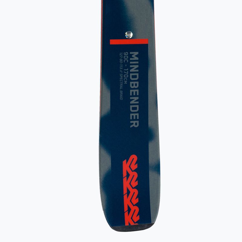 K2 Mindbender 90C šedomodré lyže 10G0104.101.1 6