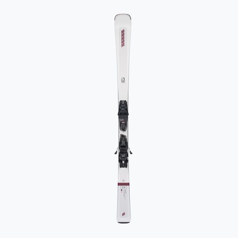 Dámské sjezdové lyže K2 Disruption 75 W + 10 Quikclik Free white 10G0408.173.1 10