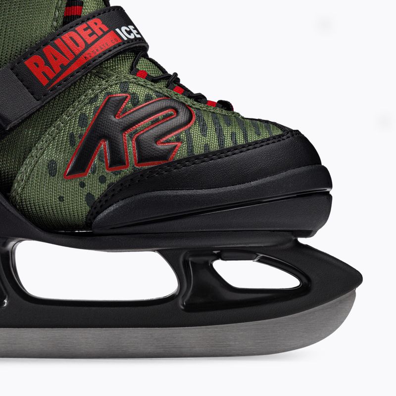 Dětské brusle K2 Raider Ice zelené 25G0110/11 7