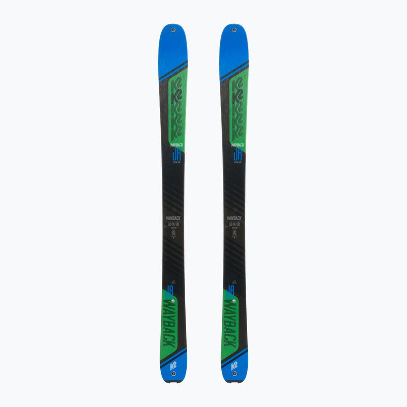 K2 Wayback Jr dětské skate lyže modrozelené 10G0206.101.1
