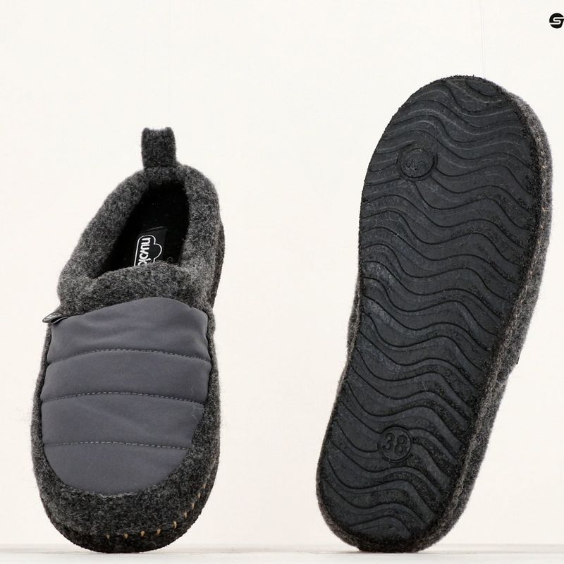 Zimní bačkory Nuvola Zueco New Wool dark grey 16