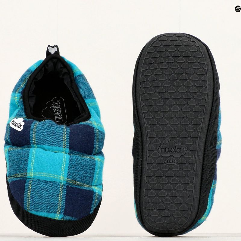 Zimní bačkory Nuvola Classic Scotland turquoise/blue 15