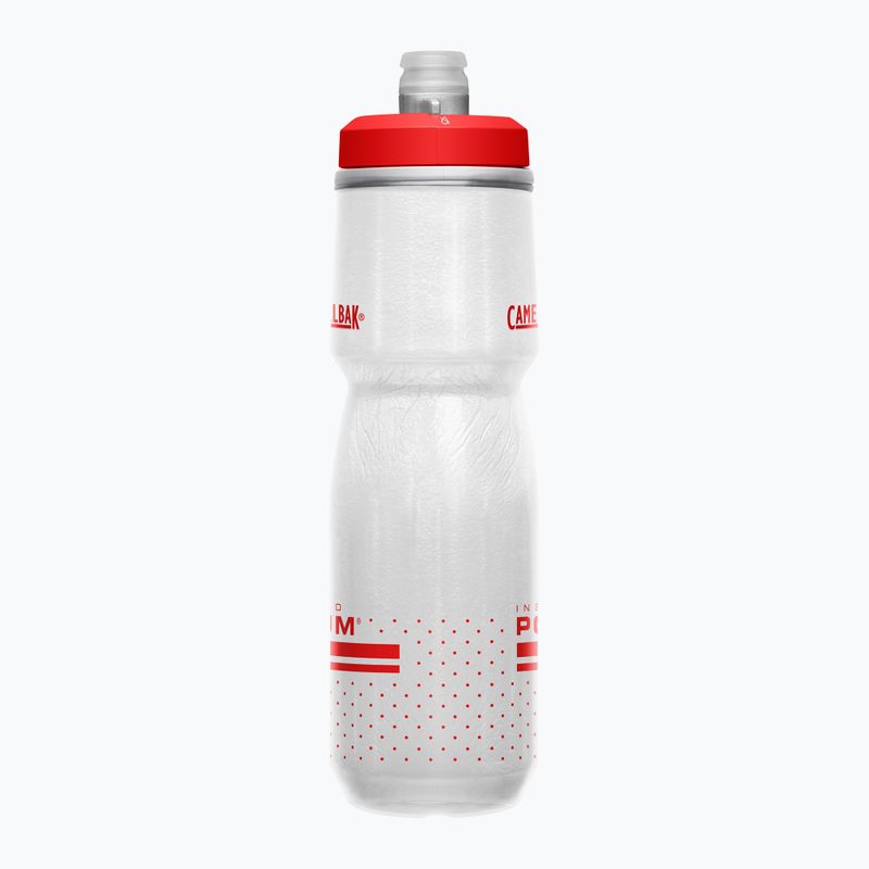 Cyklistická láhev CamelBak Podium Chill 710 ml fiery red/white 2