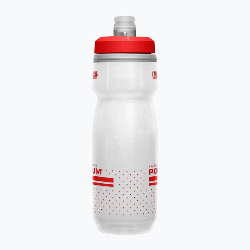 CamelBak Podium Chill 620ml ohnivě červená/bílá láhev na kolo 2