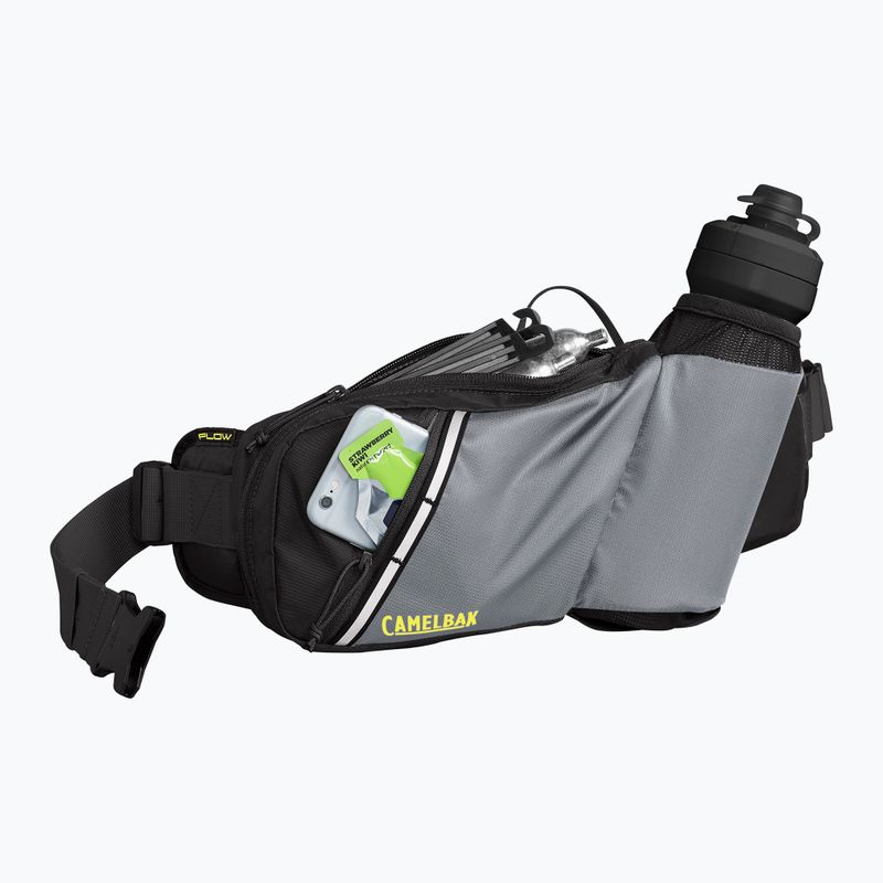Cyklistická ledvinka  CamelBak Podium Flow z bidonem 620 ml silver/lime 3