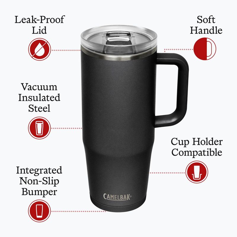 Termohrnek CamelBak Thrive Mug Insulated SST 950 ml black 6