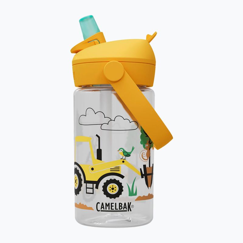 Cestovní láhev   CamelBak Thrive Flip Straw Kids 400 ml tractors and trees