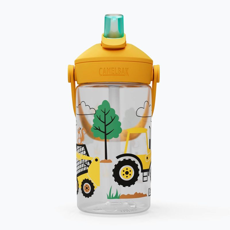 Cestovní láhev   CamelBak Thrive Flip Straw Kids 400 ml tractors and trees 2