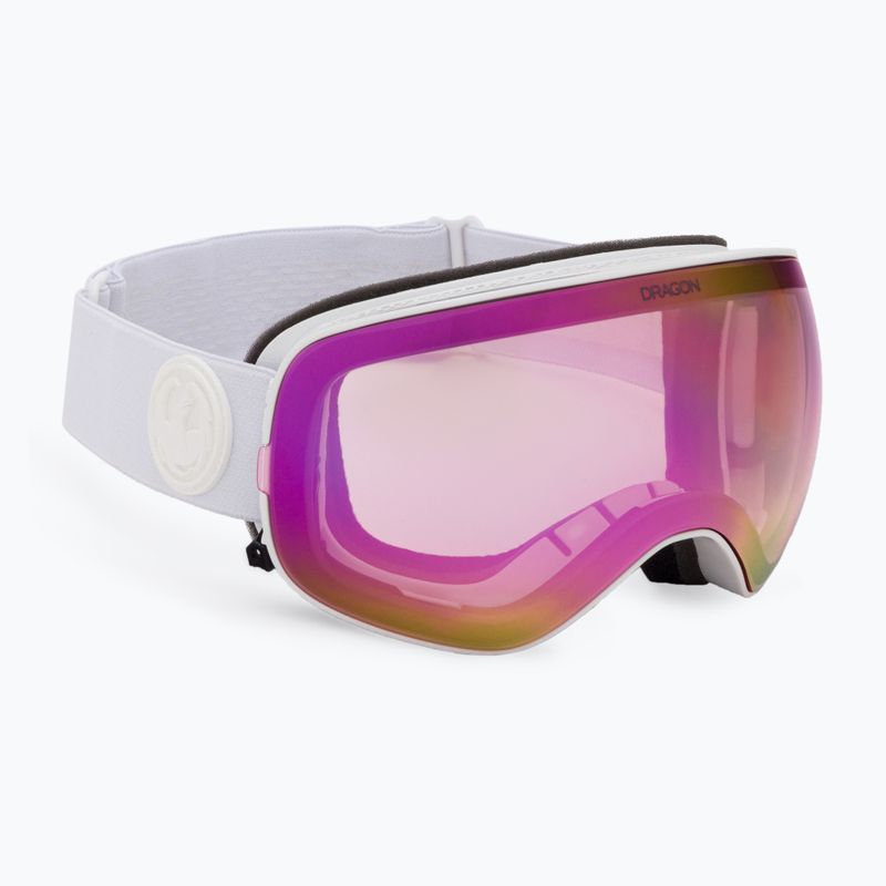 Lyžařské brýle Dragon X2S White Out růžové 30786/7230195 2