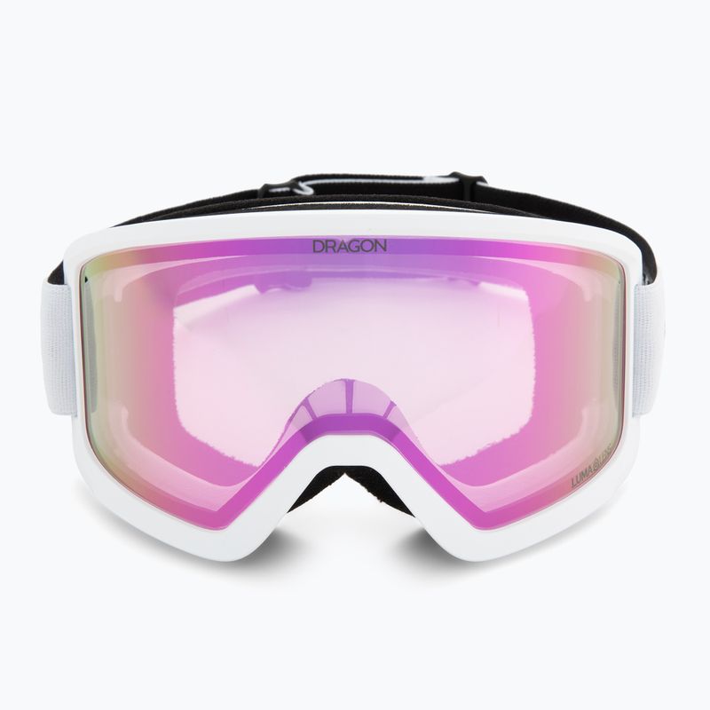 Lyžařské brýle Dragon DX3 OTG white/lumalens pink ion 2