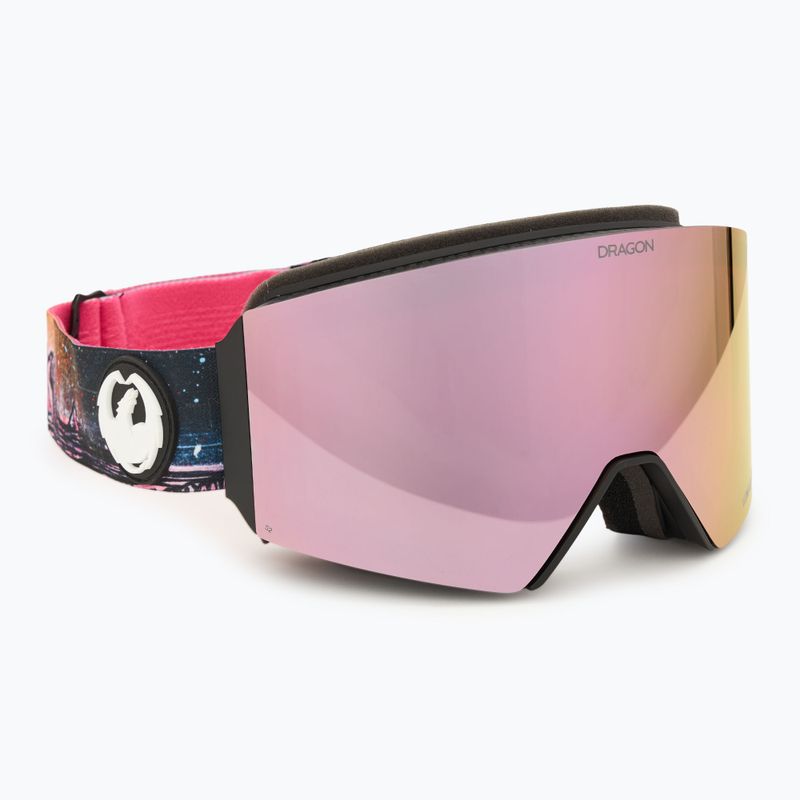 Lyžařské brýle DRAGON RVX MAG OTG bryan iguchi24/lumalens rose gold ion+midnight 2