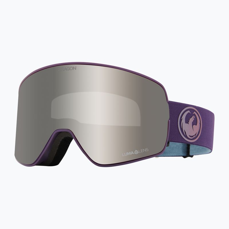 Lyžařské brýle DRAGON NFX2 deep plum/lumalens silver ion+lumalens voilet 6