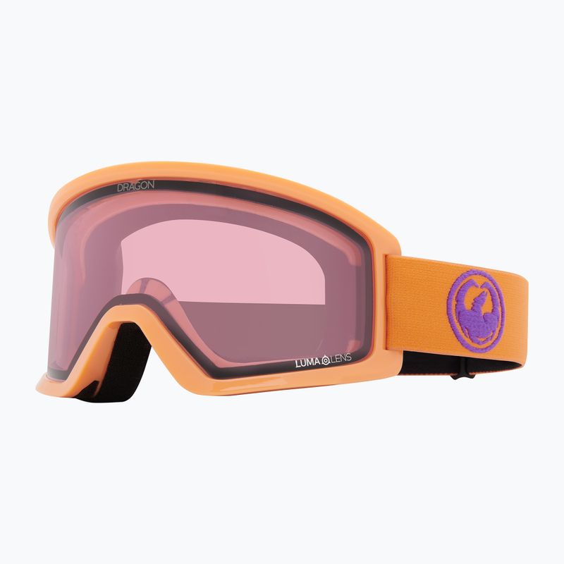 Lyžařské brýle DRAGON DX3 OTG apricot/lumalens light rose 5