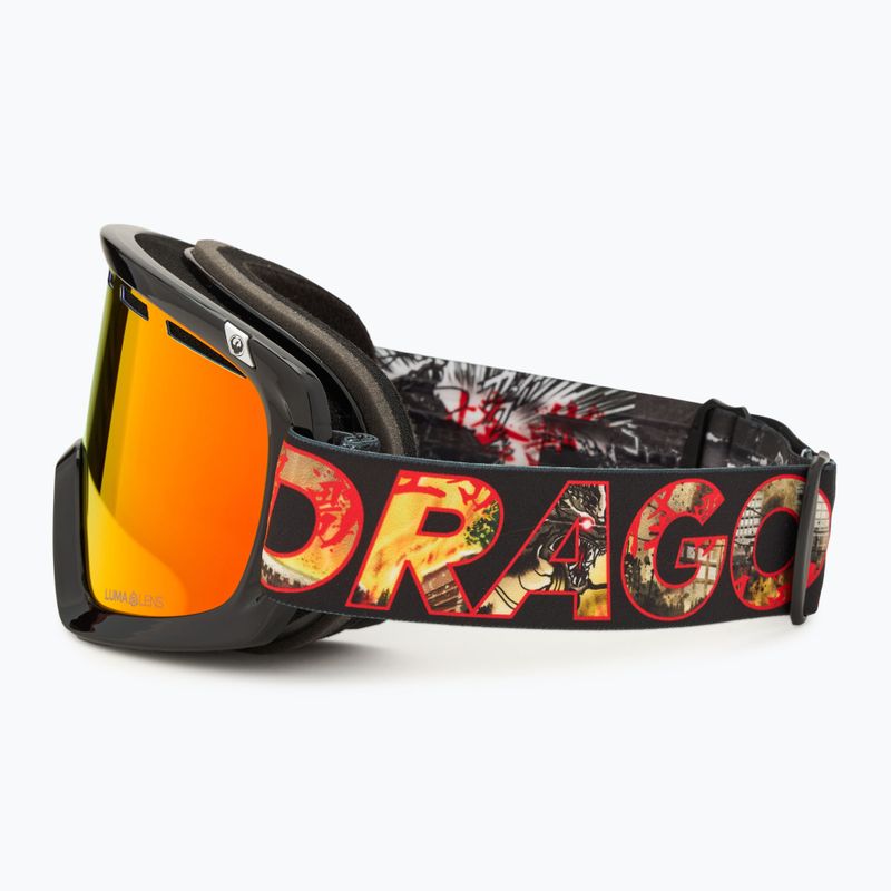 Lyžařské brýle DRAGON D1 OTG klash/lumalens red ion+lumalens rose 5