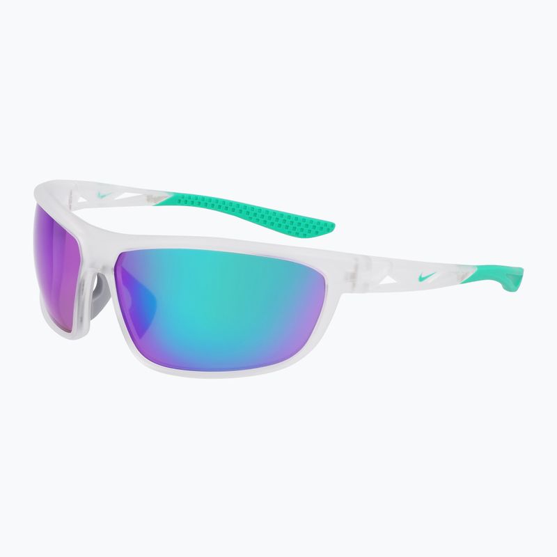 Sluneční brýle  Nike Windtrack Run matte clear/ green mirror 3