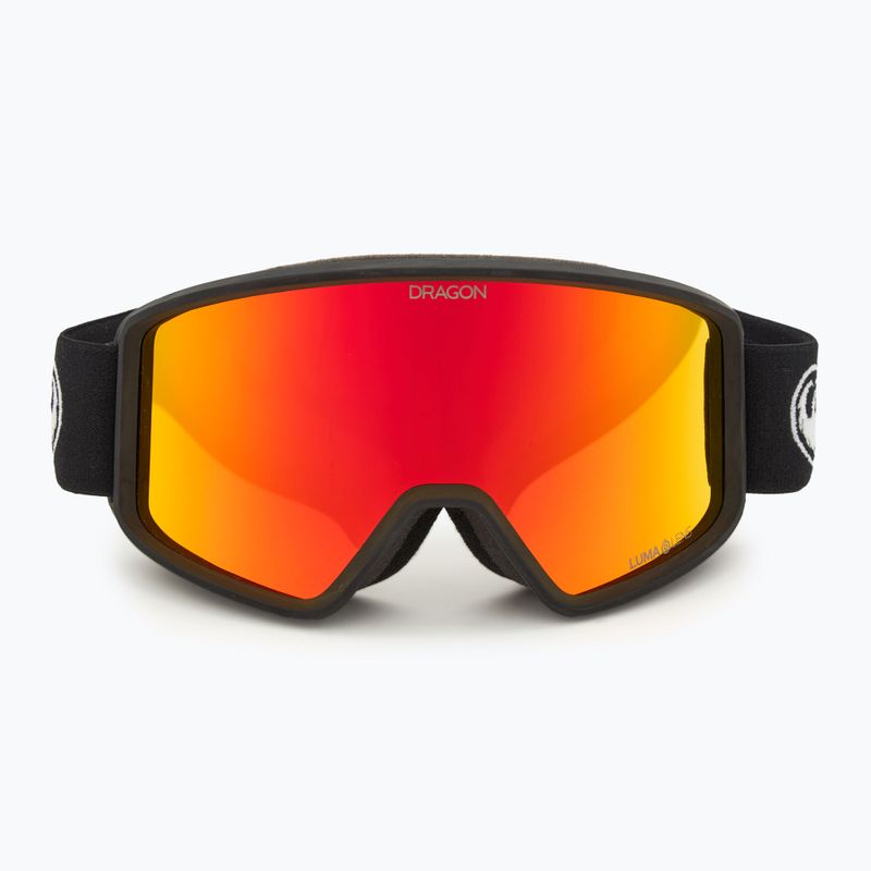 Lyžařské brýle DRAGON DXT OTG black/lumalens red ion 2