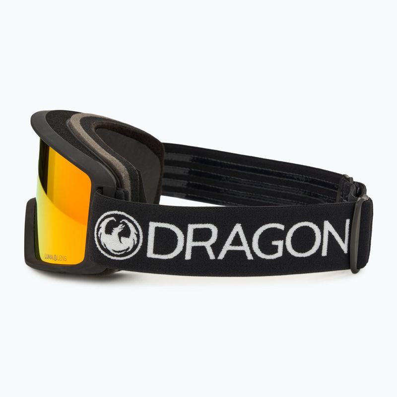 Lyžařské brýle DRAGON DXT OTG black/lumalens red ion 4