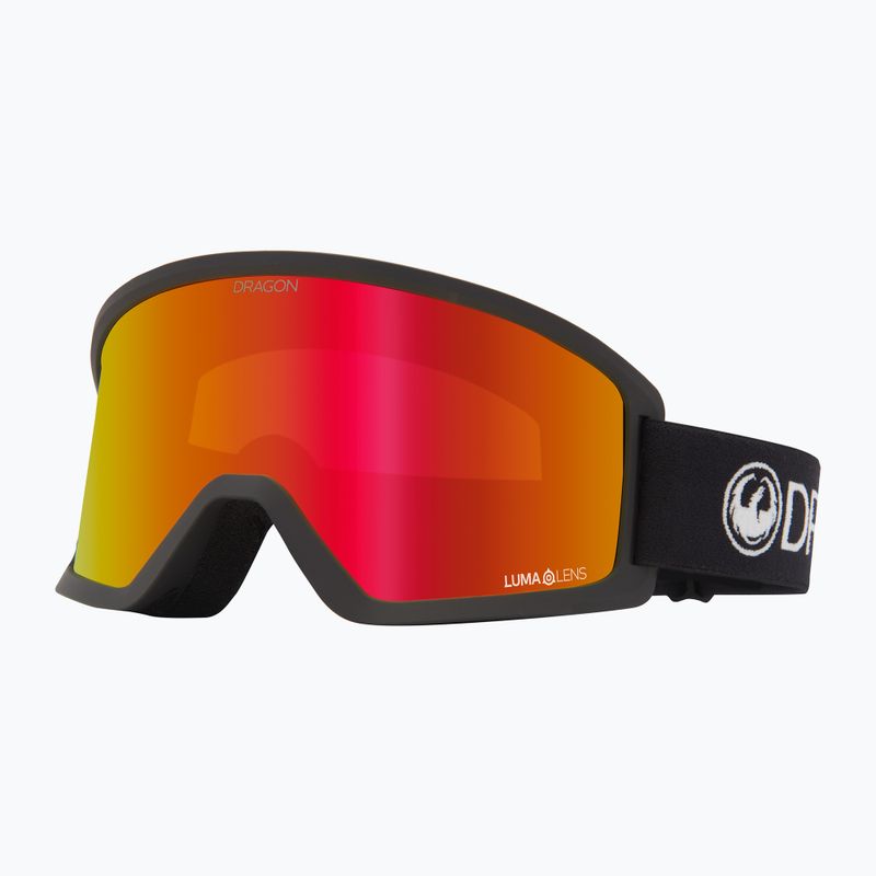 Lyžařské brýle DRAGON DXT OTG black/lumalens red ion 5