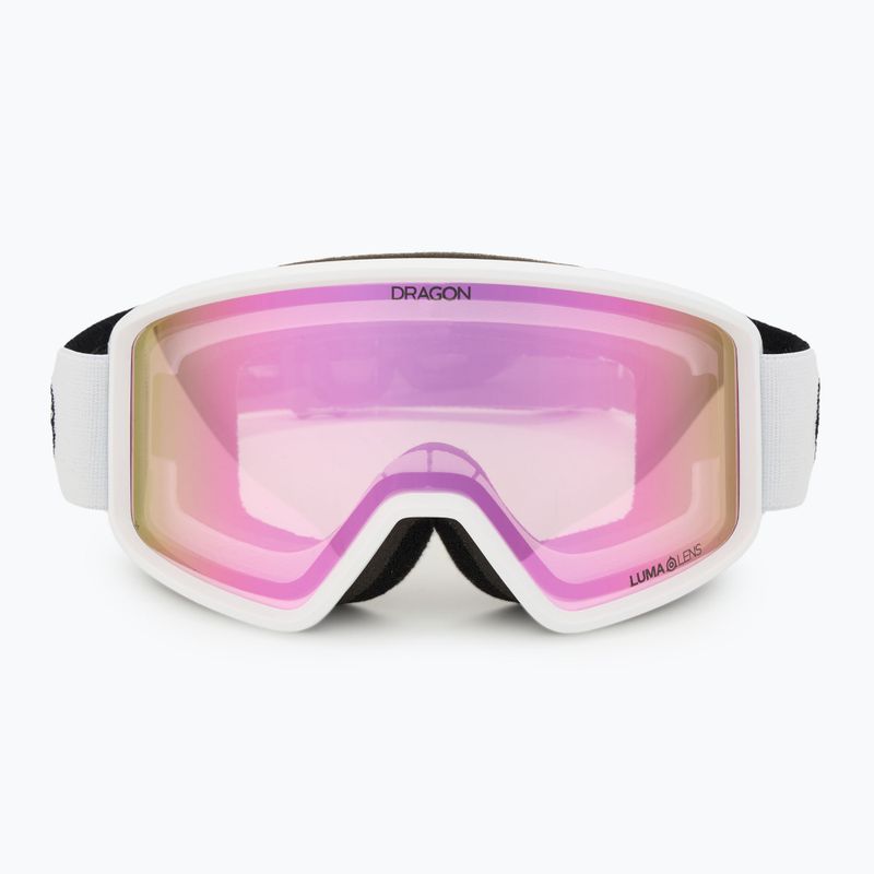 Lyžařské brýle DRAGON DXT OTG white/lumalens pink ion 2