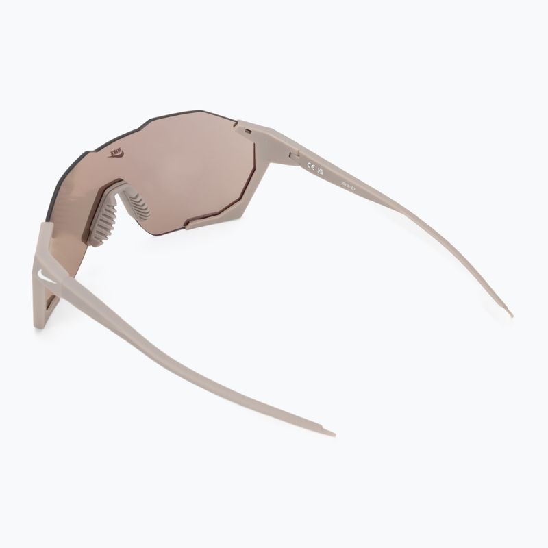Sluneční brýle Nike Charged Shield matte college grey/gold mirror 2