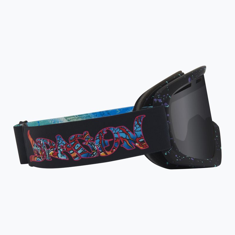 Lyžařské brýle DRAGON D1 OTG rattle can/lumalens dark smoke/lumalens flash blue 4