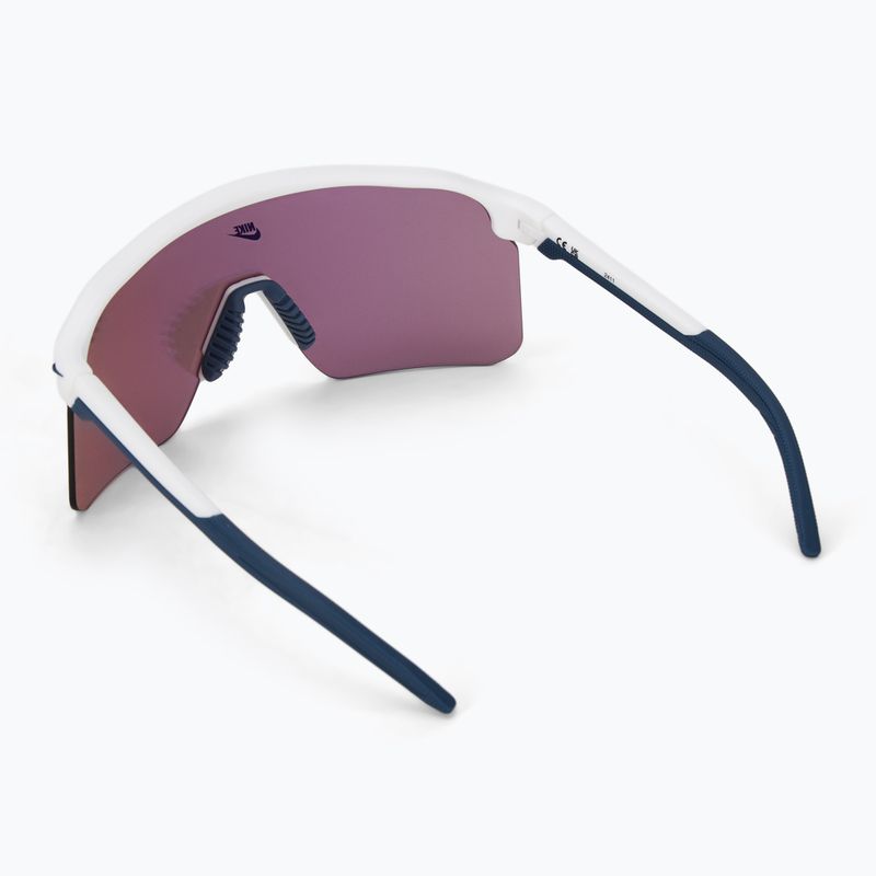 Sluneční brýle Nike Expedition Shield E matte summit white/road chrome mirror 2
