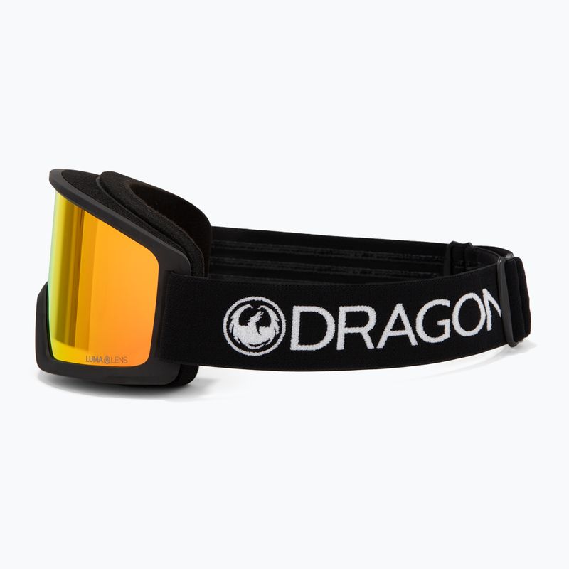 Lyžařské brýle DRAGON DX3 OTG black/lumalens red ion 4