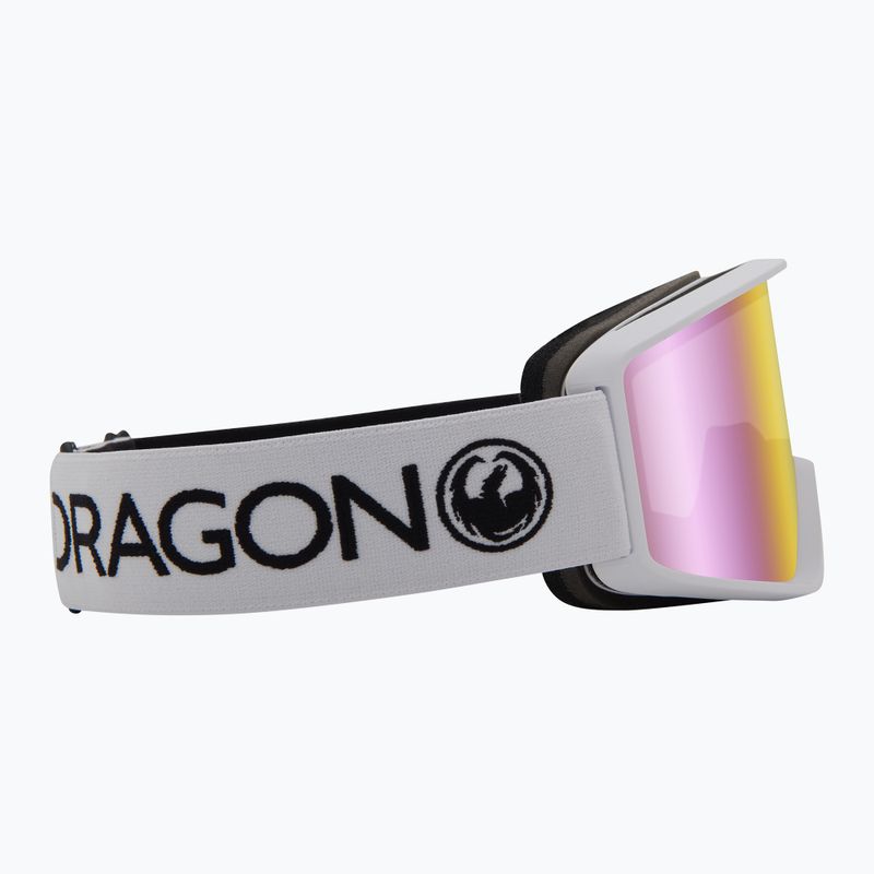 Lyžařské brýle DRAGON DX3 OTG white/lumalens pink ion 7