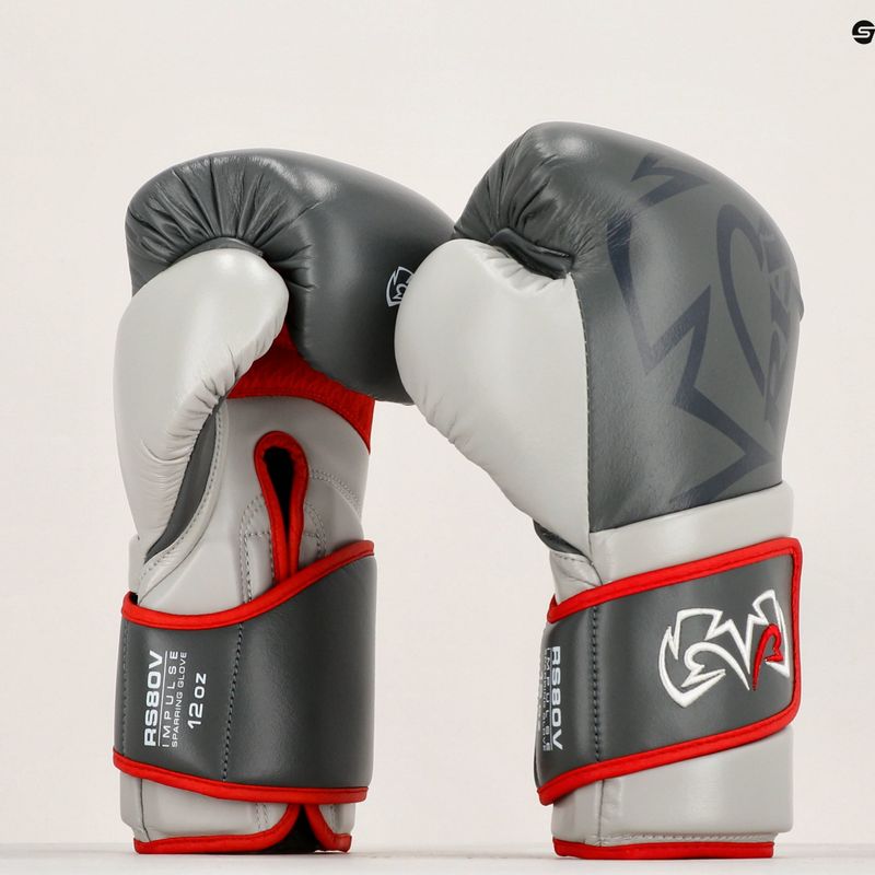 Boxerské rukavice Rival Impulse Sparring grey 12