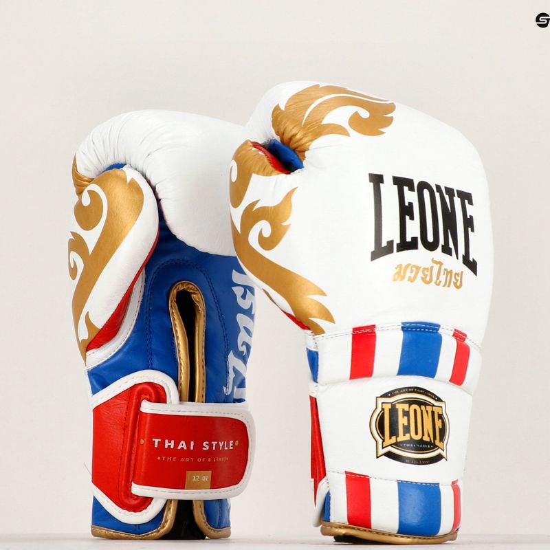 Boxerské rukavice Leone Thai Style bílé GN114 16